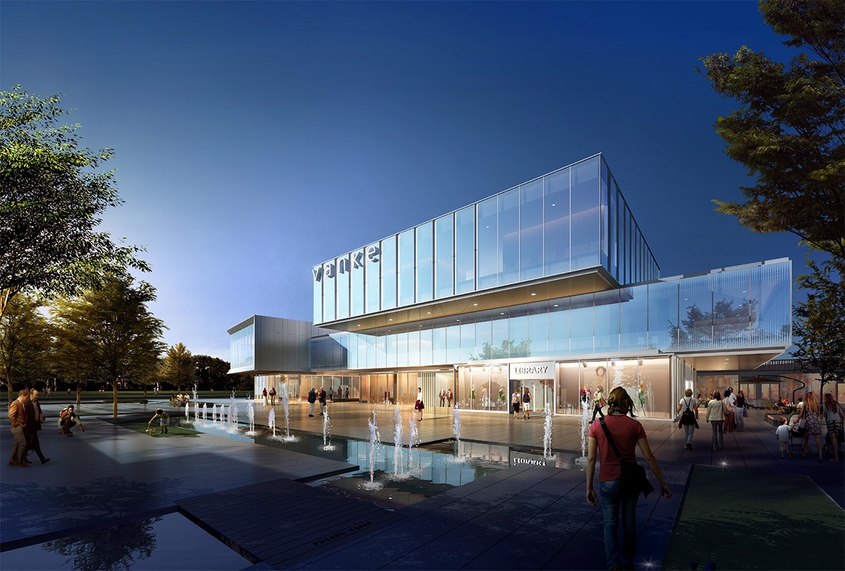 福州万科澜悦花园展示区-效果图-2