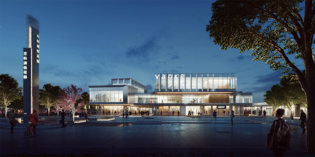 福州万科澜悦花园展示区-效果图-6